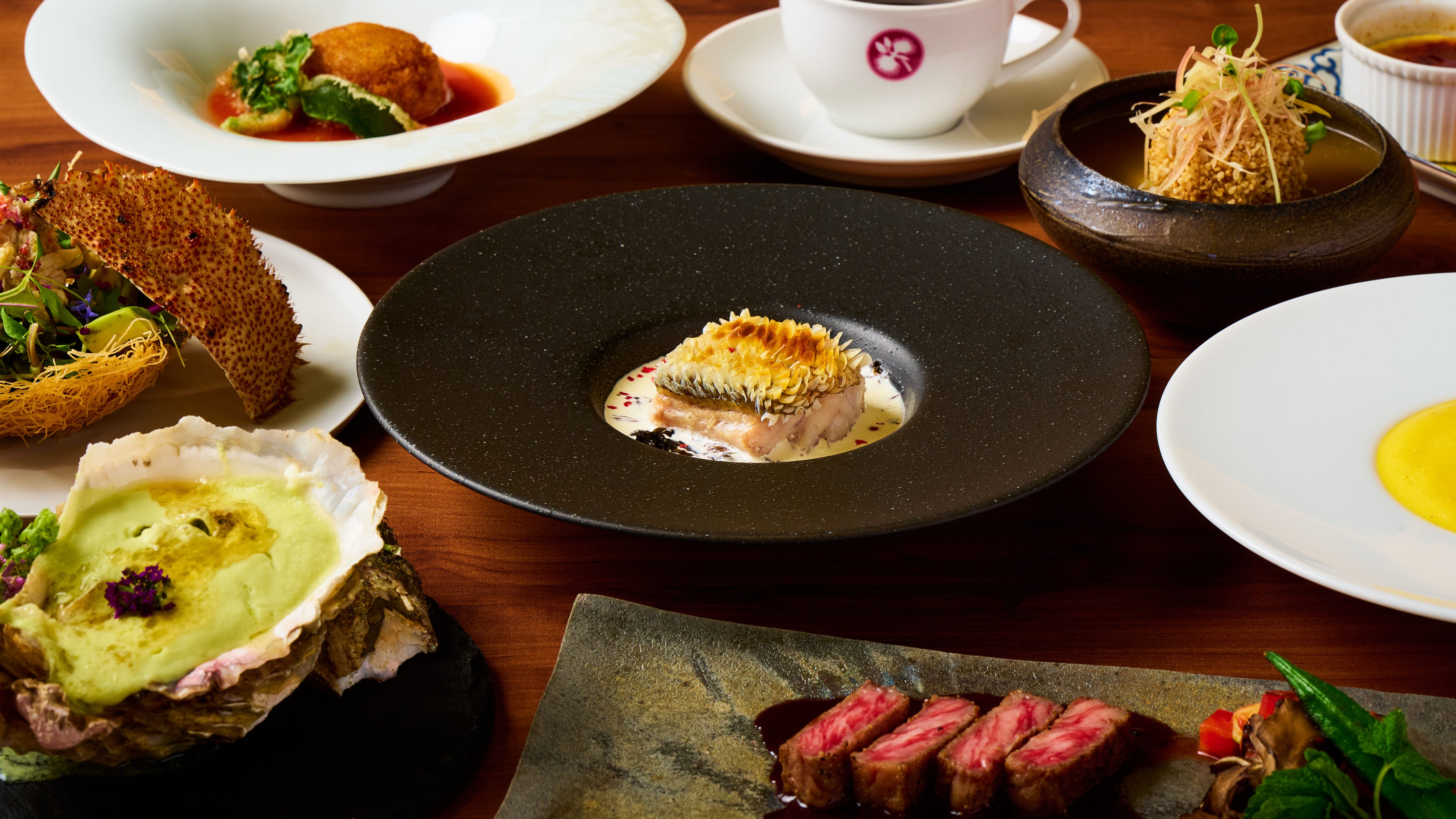 【和フレンチ懐石（夏）】＜1日3組限定＞旅館で味わうフレンチジャポネ ～加賀ガストロノミー体験～