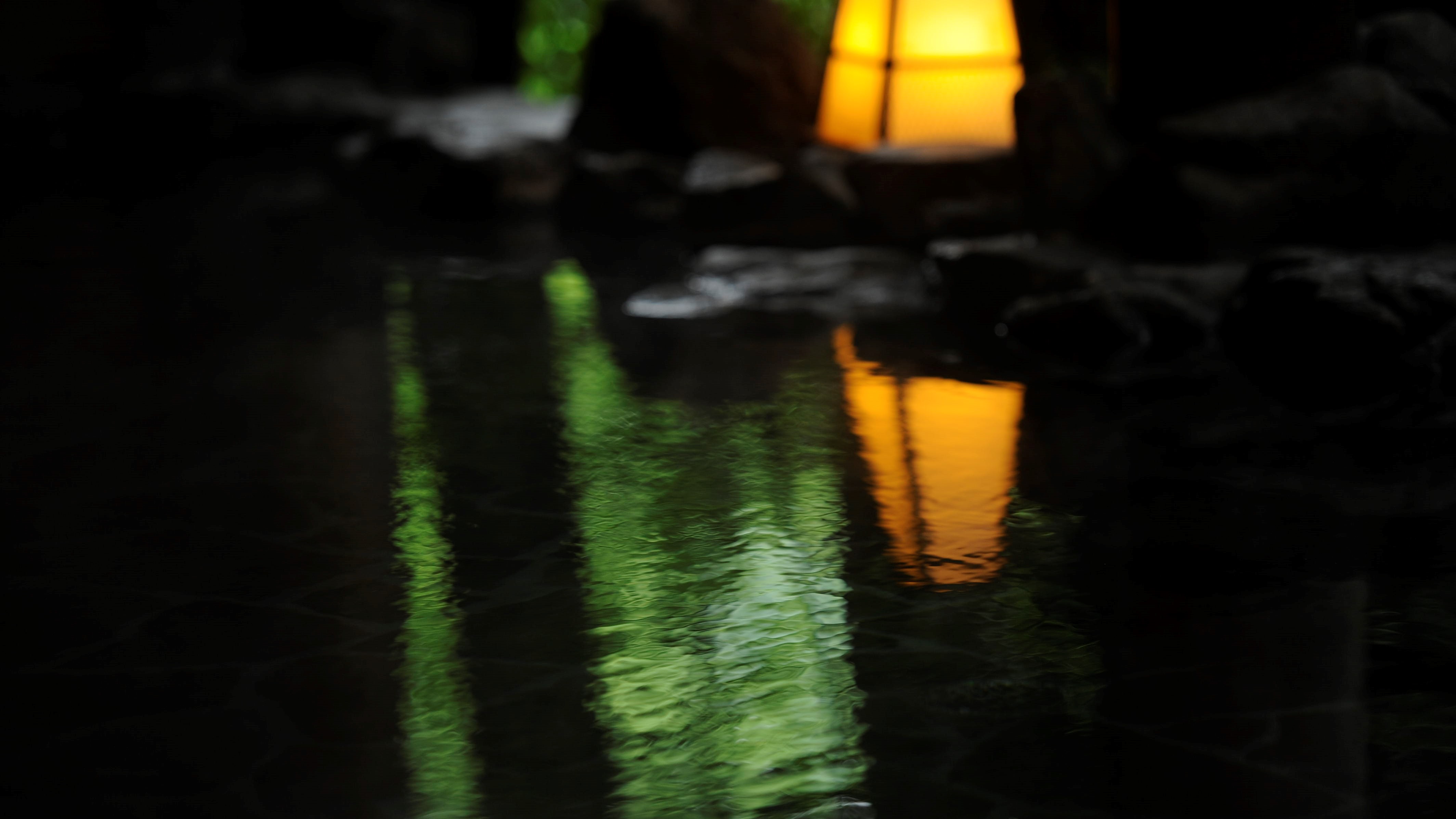 ～夜の温泉イメージ～