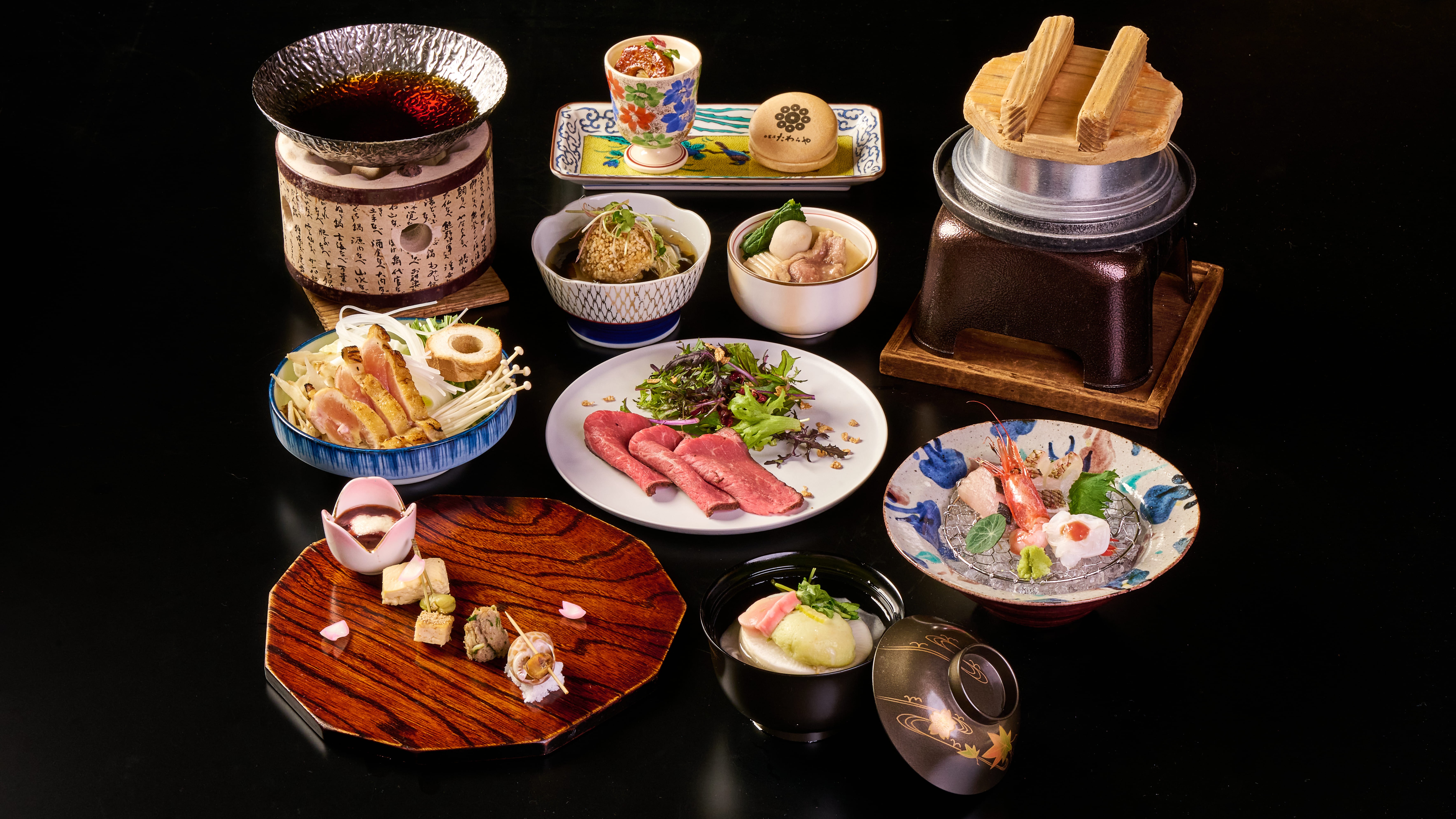 【四季の加賀会席（春）】＜スタンダード＞能登牛・北陸の鮮魚・郷土の旬味を楽しむ定番会席