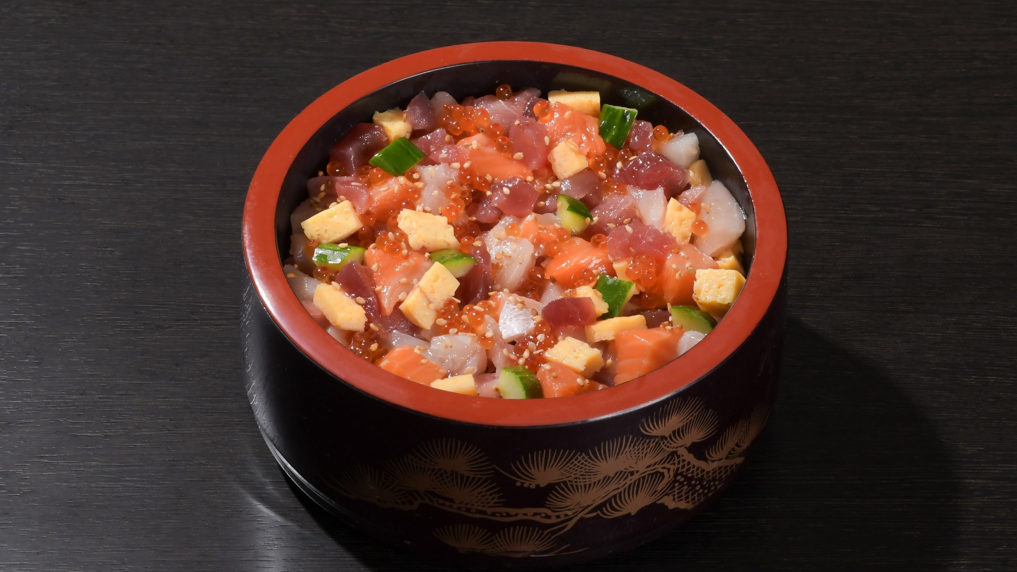 【船元直送】ばらちらしと刺身３種盛合せ付プラン