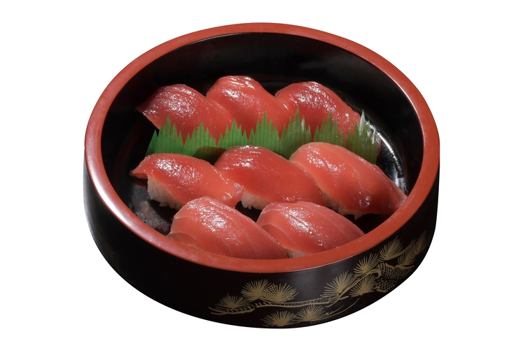 【バチマグロのにぎり　1,200円】