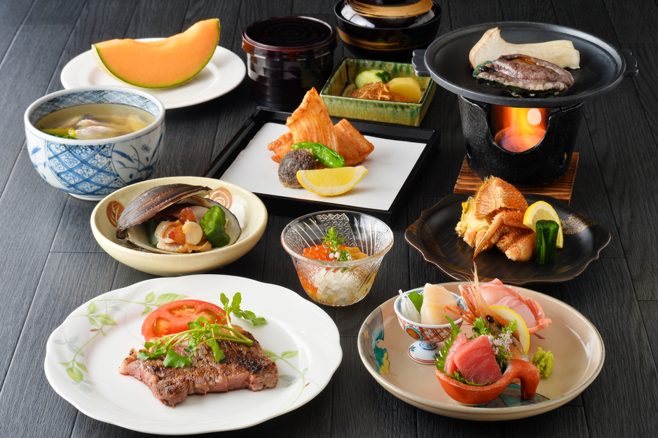 【お部屋食】〜北海道ならではの旬の味覚を存分に愉しむ【北海道の味覚会席】【はこぶらプラン】