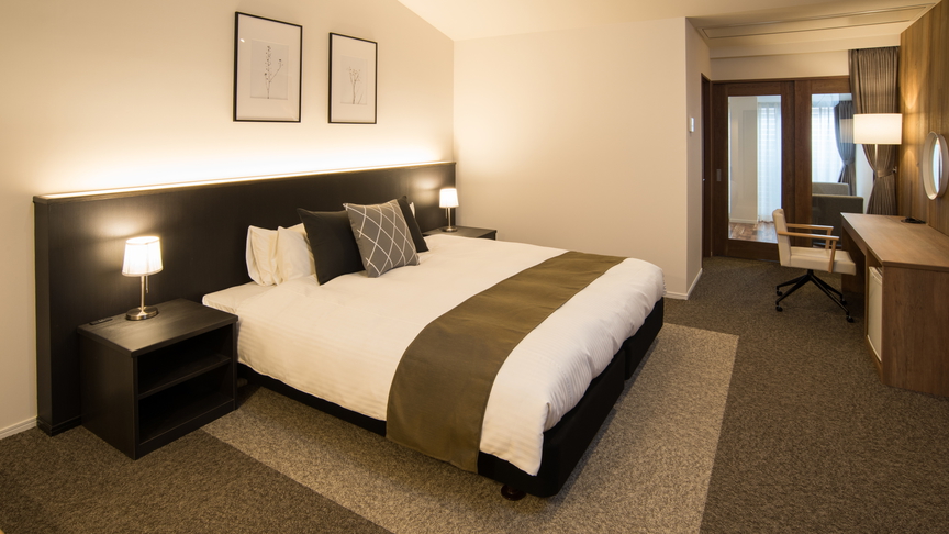 【禁煙】新館デラックス　ダブルルーム【44平米】