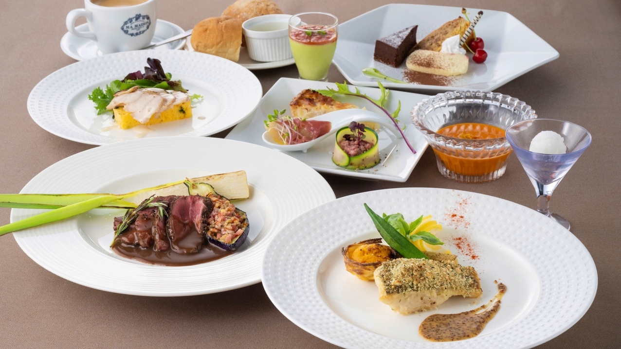 期間限定★2名1組で1名半額！夕食はマ・メゾン人気No.1☆グレードアップフレンチ☆【カップル】