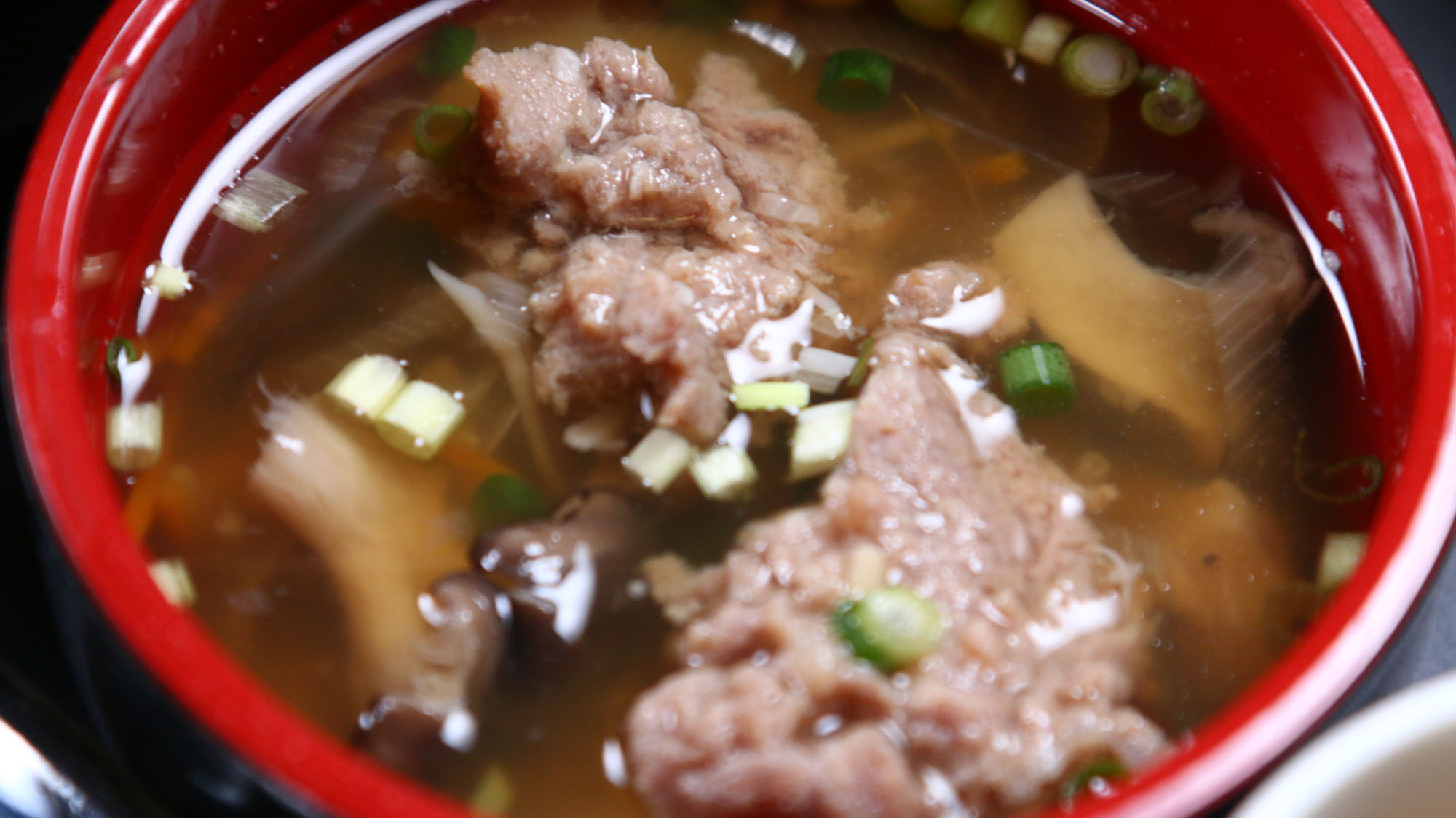 【料理単品】しし肉のつくねが美味しいしし肉つくね汁*