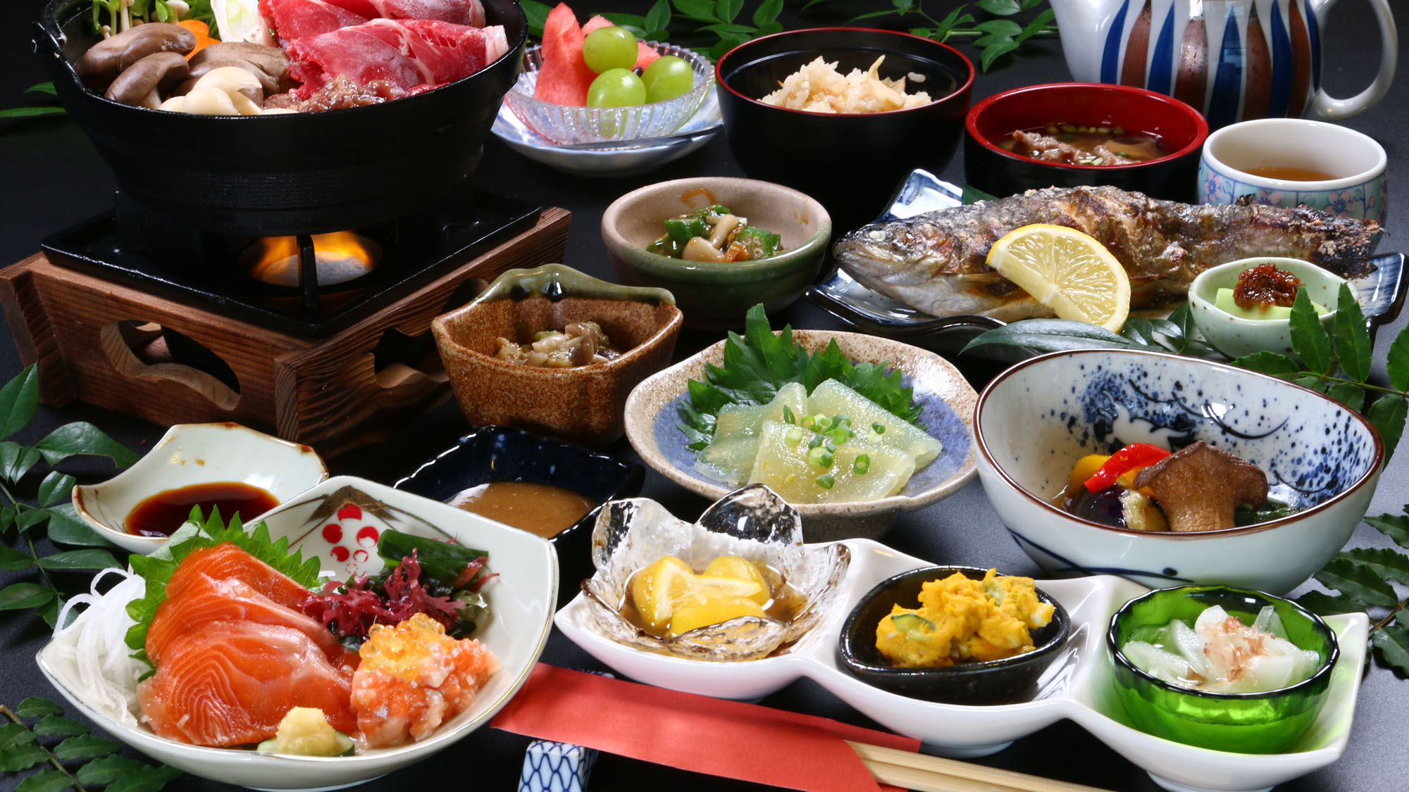 【しし鍋】全く臭みがないしし肉をお鍋で頂くコース*