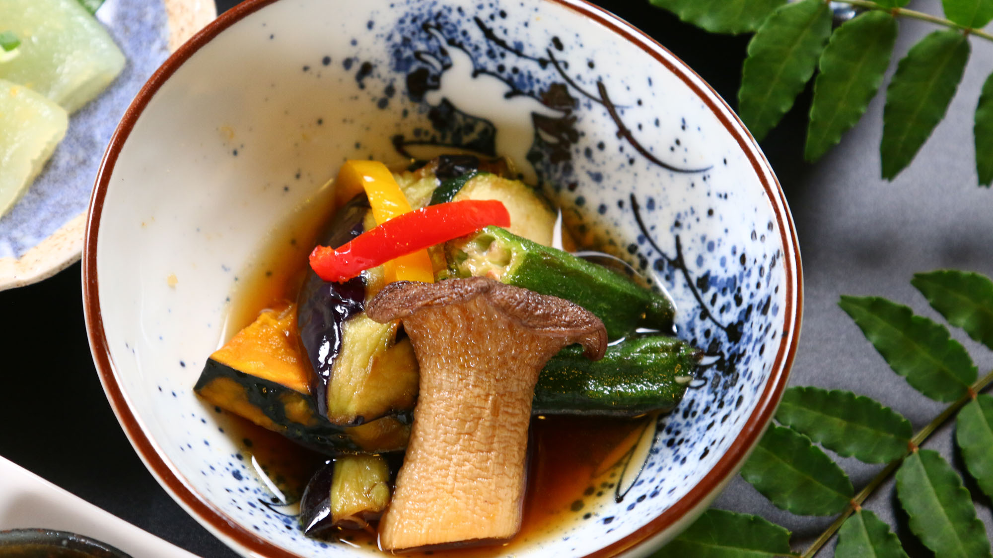 【料理単品】揚げナス煮浸し*