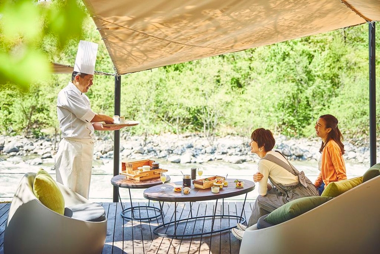 【渓流テラス朝食】（期間限定）