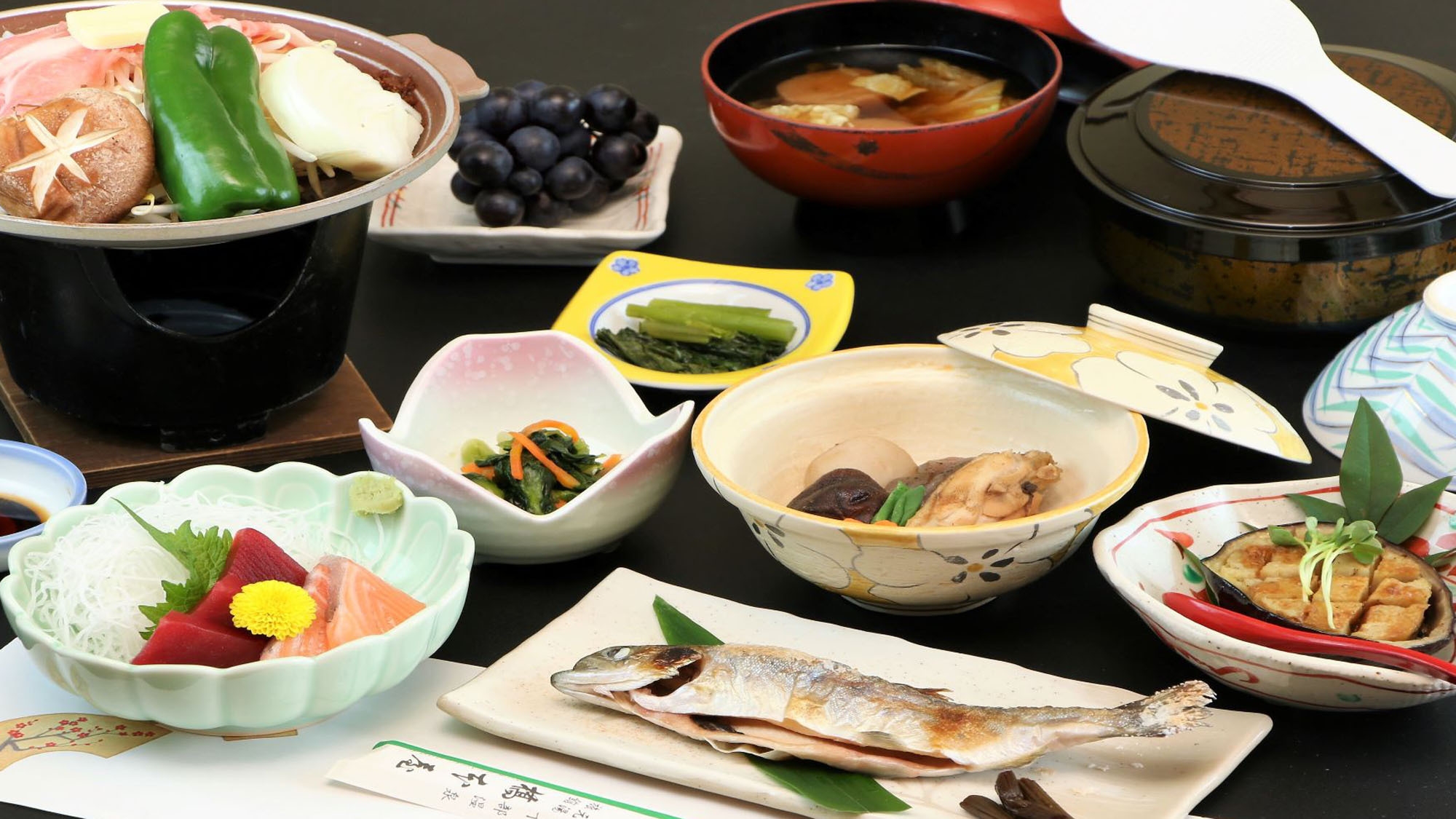 ◯蛍鑑賞プラン◯-無料送迎付-【スタンダード】下部温泉と季節の郷土料理[1泊2食付］