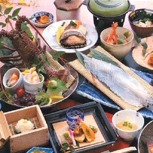 【4大グルメ】【烏賊＋伊勢海老＋アワビ＋佐賀牛】海舟SP贅沢プラン