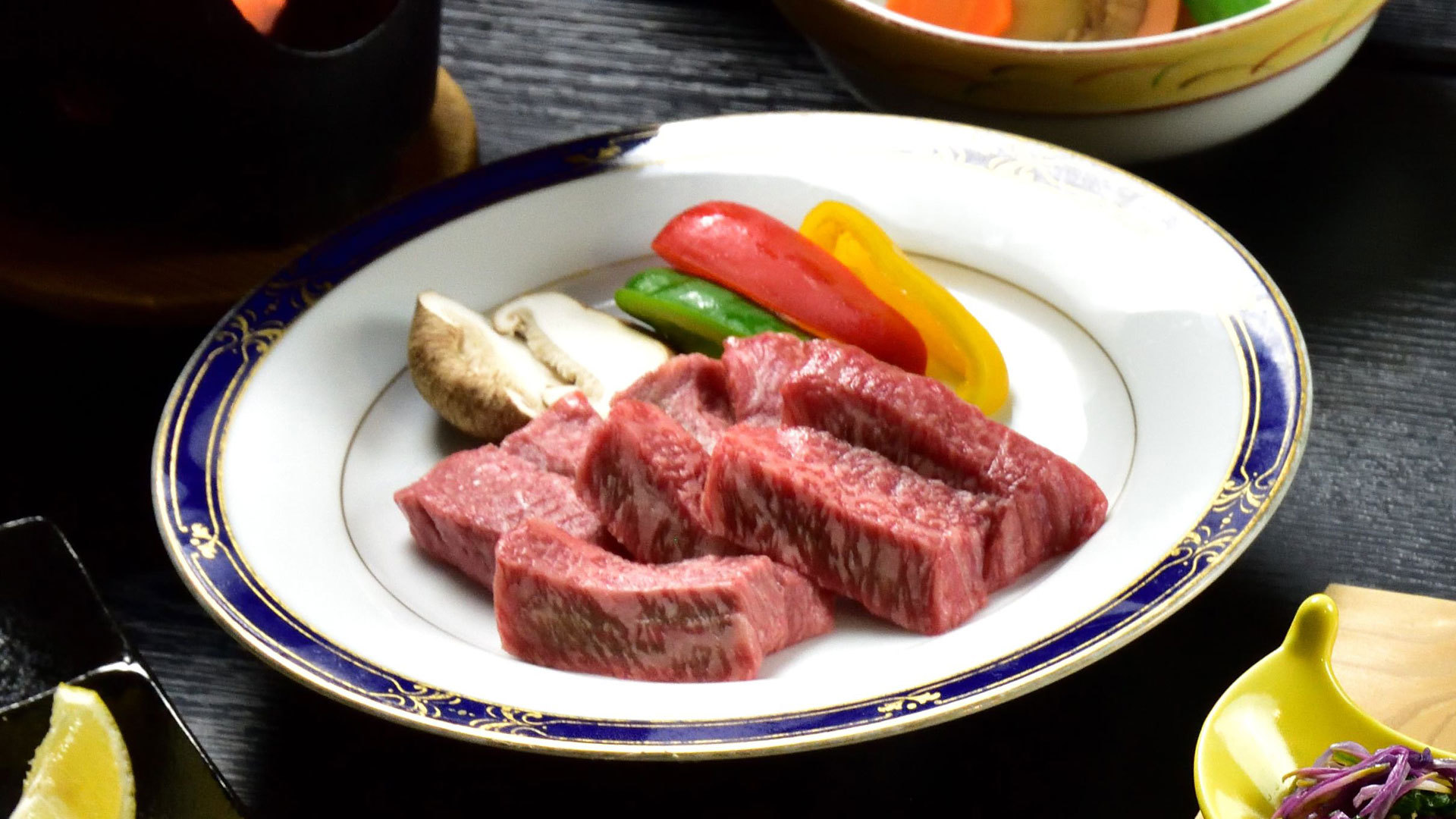 【1泊夕食のみ（朝食なし）】メインは黒毛和牛ステーキ！海の幸もお肉も楽しむ☆［夕食グレードアップ］