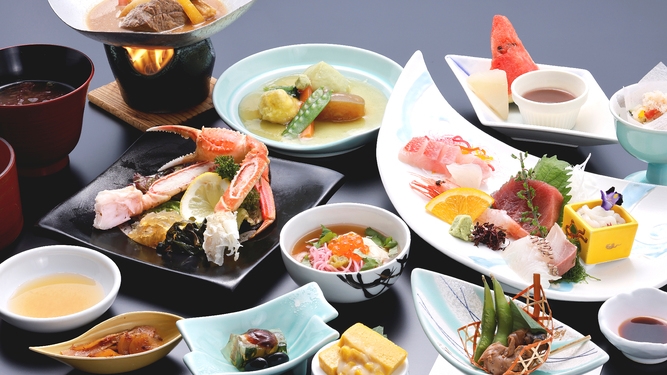 【土曜日・12/26（金）限定】秋冬は贅沢に！基本会席にお一人様ズワイガニ一品プラスでご奉仕