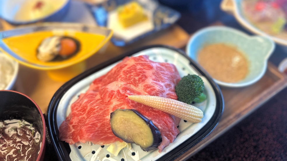 【お手軽銚子旅】旬魚お造りと千葉ブランド牛会席★とろっとやわらかな自家源泉と太平洋一望温泉／1泊2食