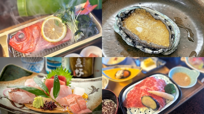 【年末年始★12/26〜1/2】銚子港直送のお造りと銚子つりきんめ・活あわびを味わう海の幸満喫プラン