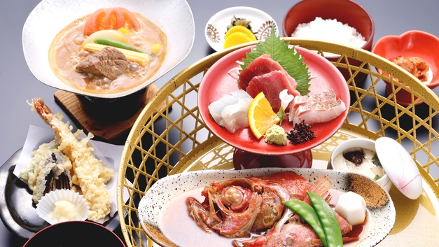 【お手軽御膳プラン】軽やかに楽しむ和の定番膳！犬吠埼での滞在を気軽にゆっくり楽しむ（１泊２食）