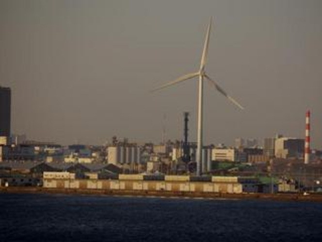 神奈川区にある風力発電所