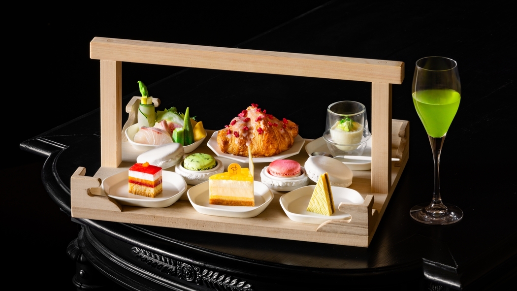 【1日3組限定】ピエール・エルメ・パリアフタヌーンティー＆夕食は利休コラボ懐石個室食プラン