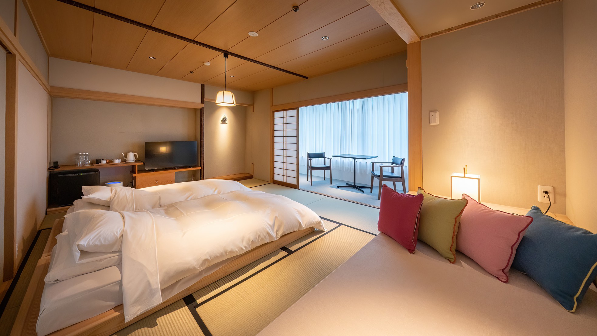 和室ツイン　ソファーからの眺め