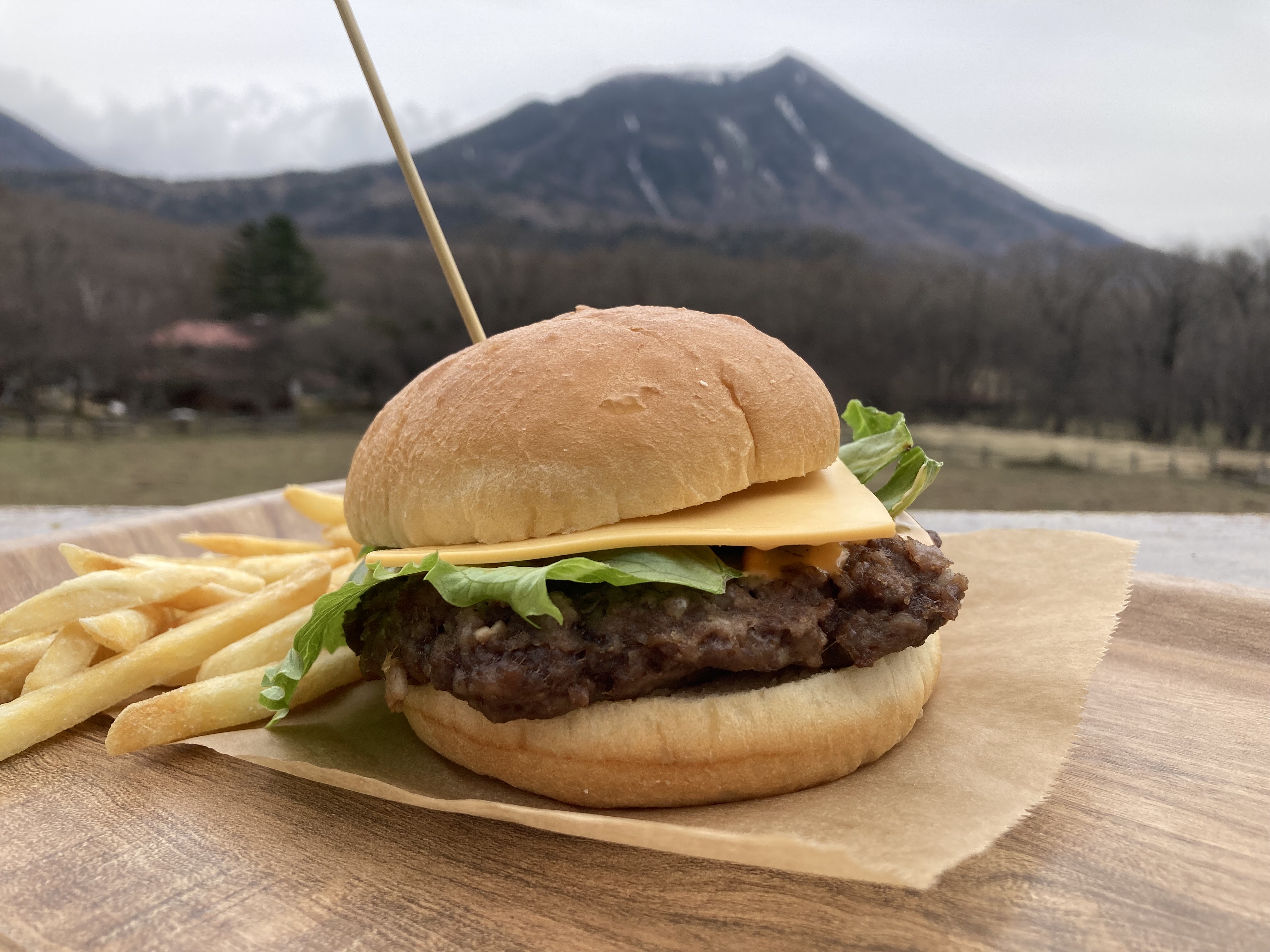 光徳牧場のハンバーガー