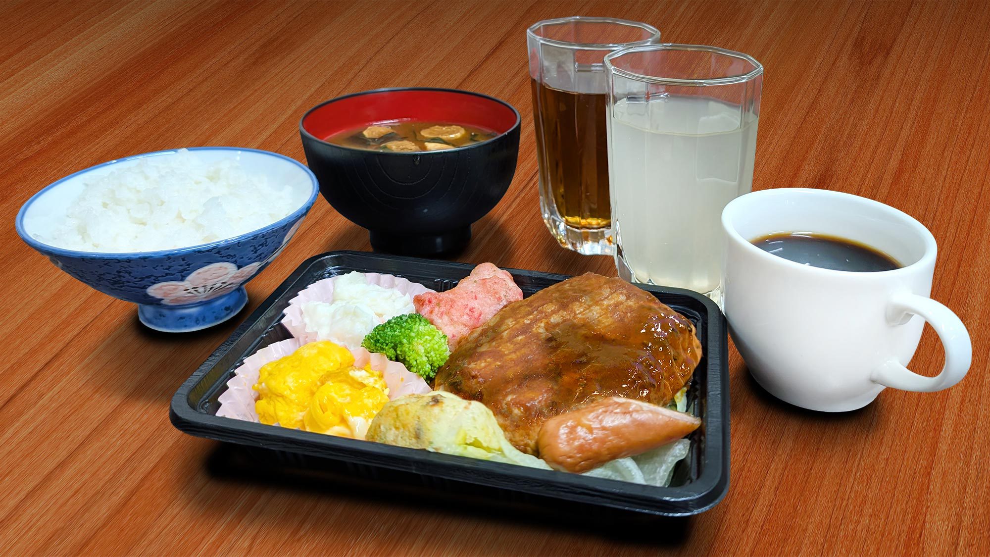 朝食(お弁当形式)