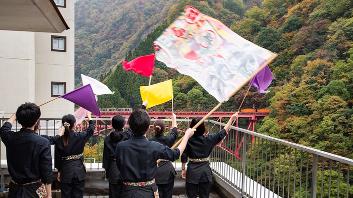 【ももクロ応援：モノノフ会席】★聖地巡礼★「おいでよ＼ホテル黒部／笑顔のチカラつなげる旅館♪」