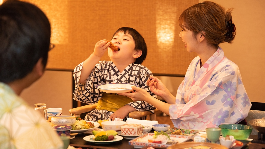 【滞在イメージ】豪華なお子様ランチで我が子も大満足！！