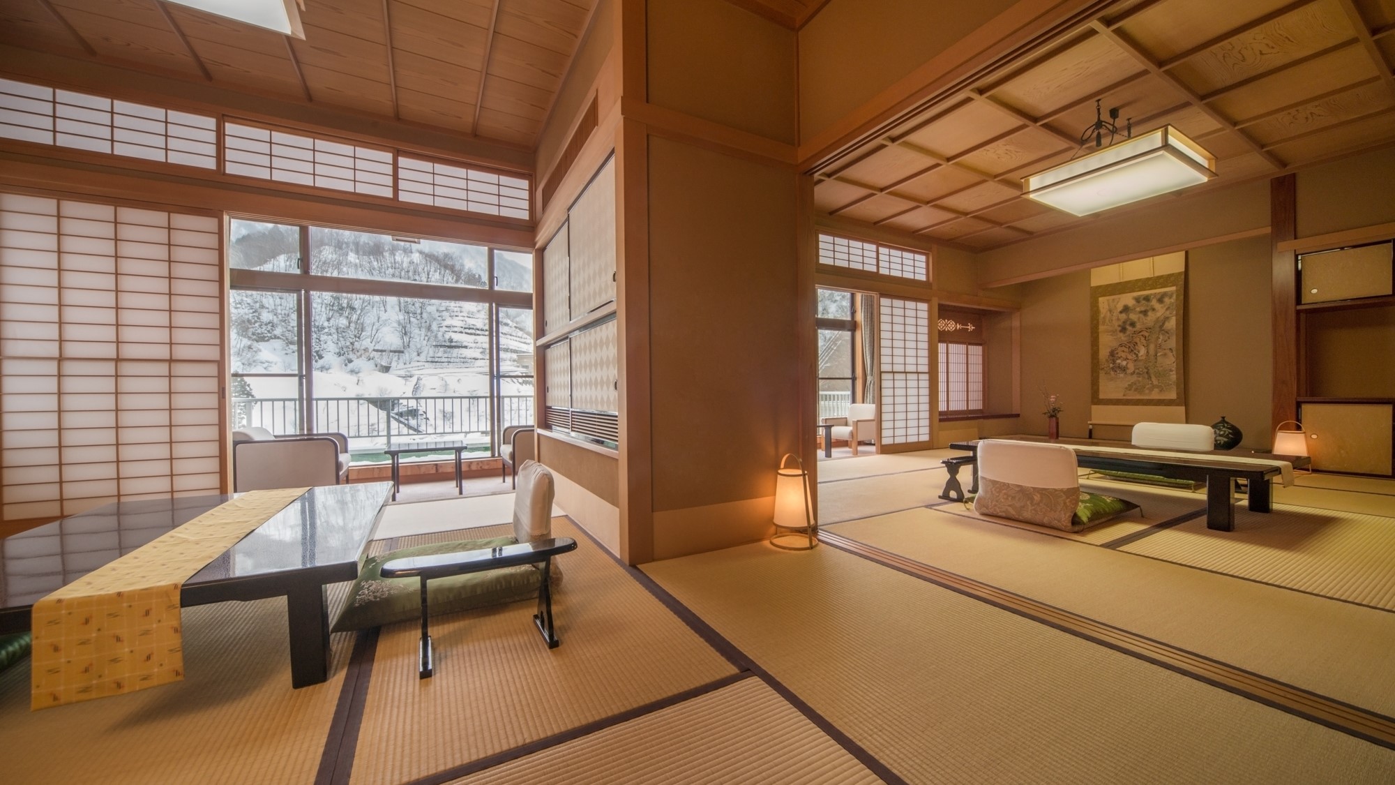 【１室限定 特別室　12.5畳+7畳】宇奈月ダムを臨む２間のお部屋