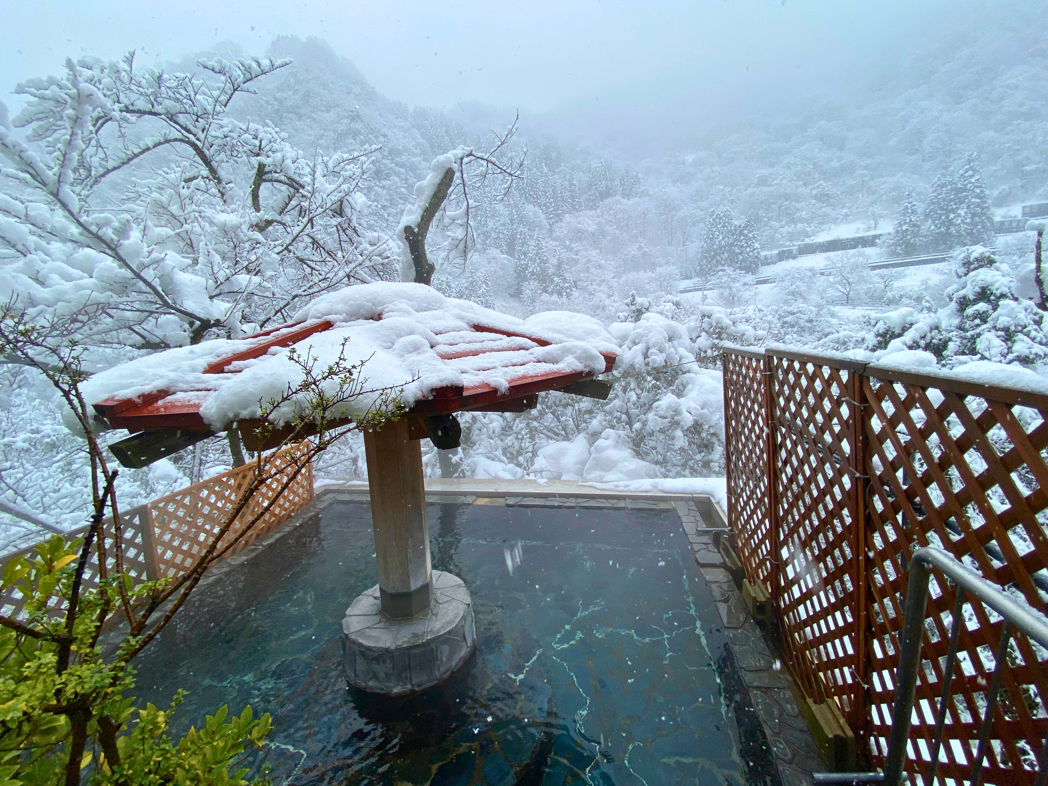 露天風呂・男性冬①
