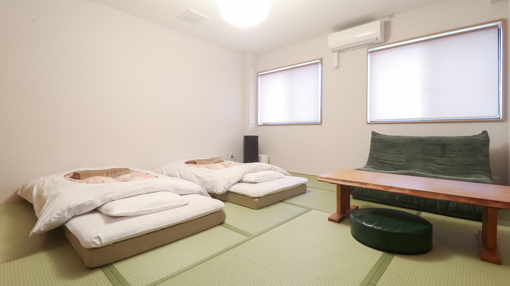 #おまかせ和室　ほっとする居心地の良さを感じる客室。