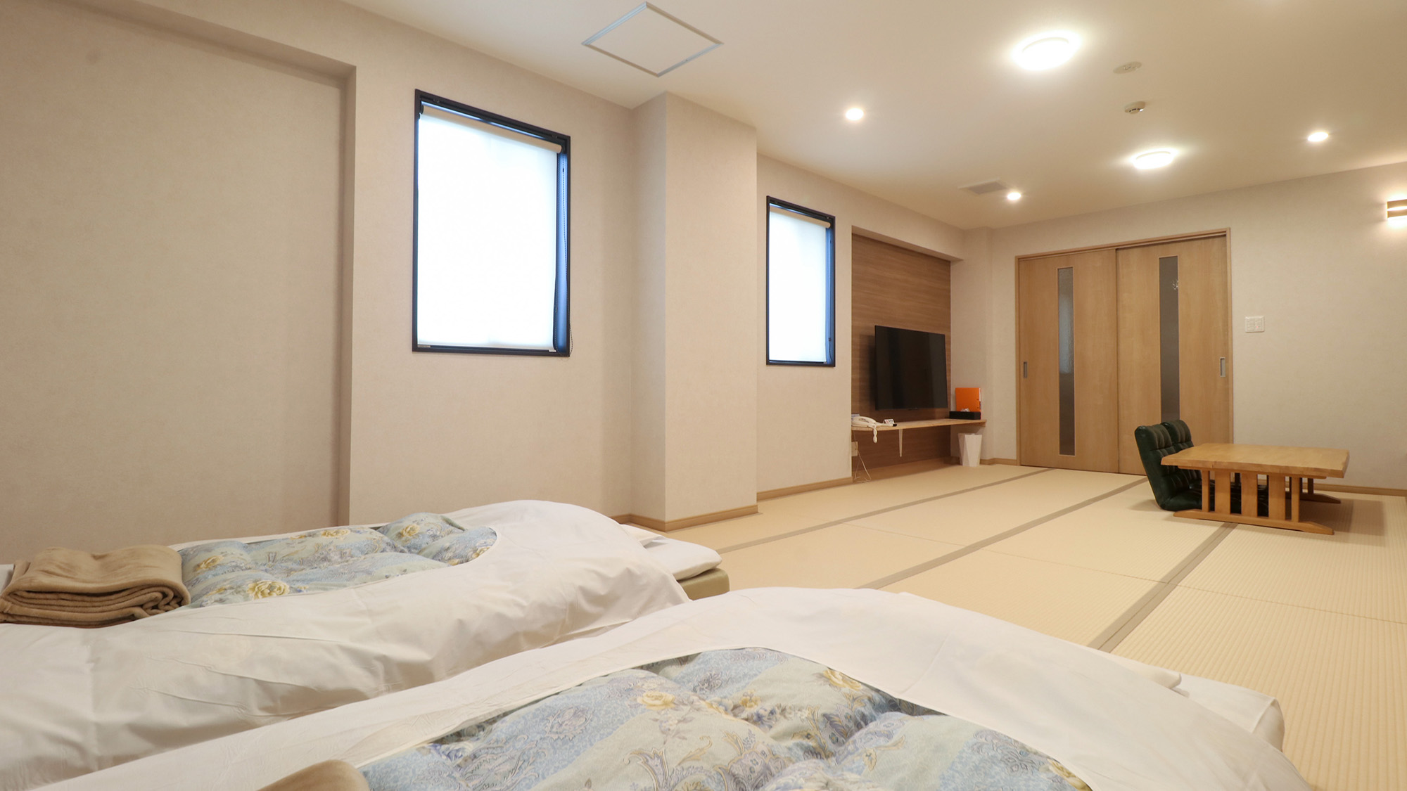 #おまかせ和室　ゆとりのある広さは開放感もあり伸び伸びとお過ごしいただけます。