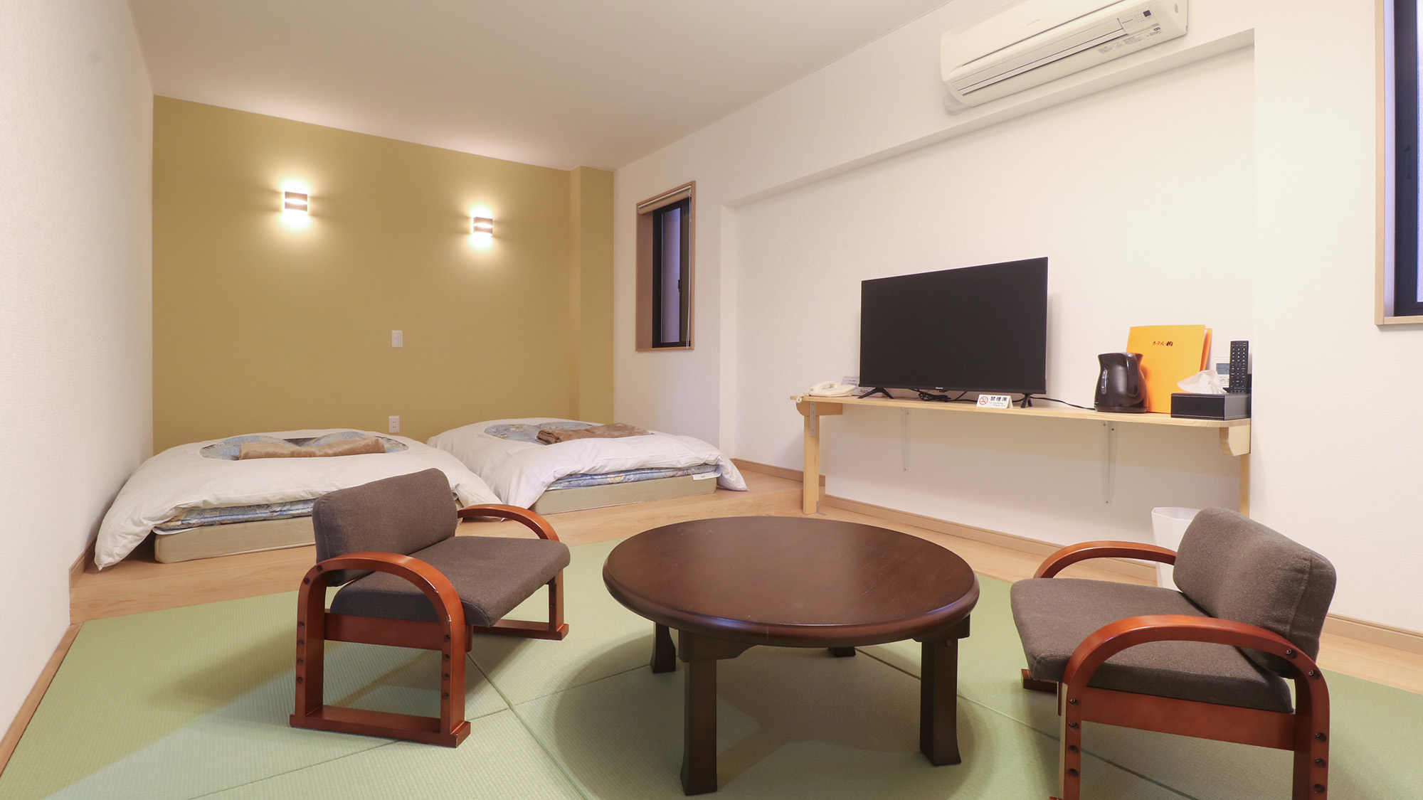 #おまかせ和室　畳の香りに包まれゆったりと過ごせる和モダンな空間。