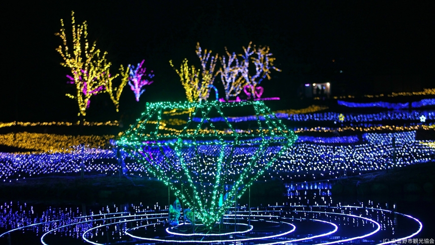 *アルプスあずみ野公園2016年度イルミネーション(イメージ)