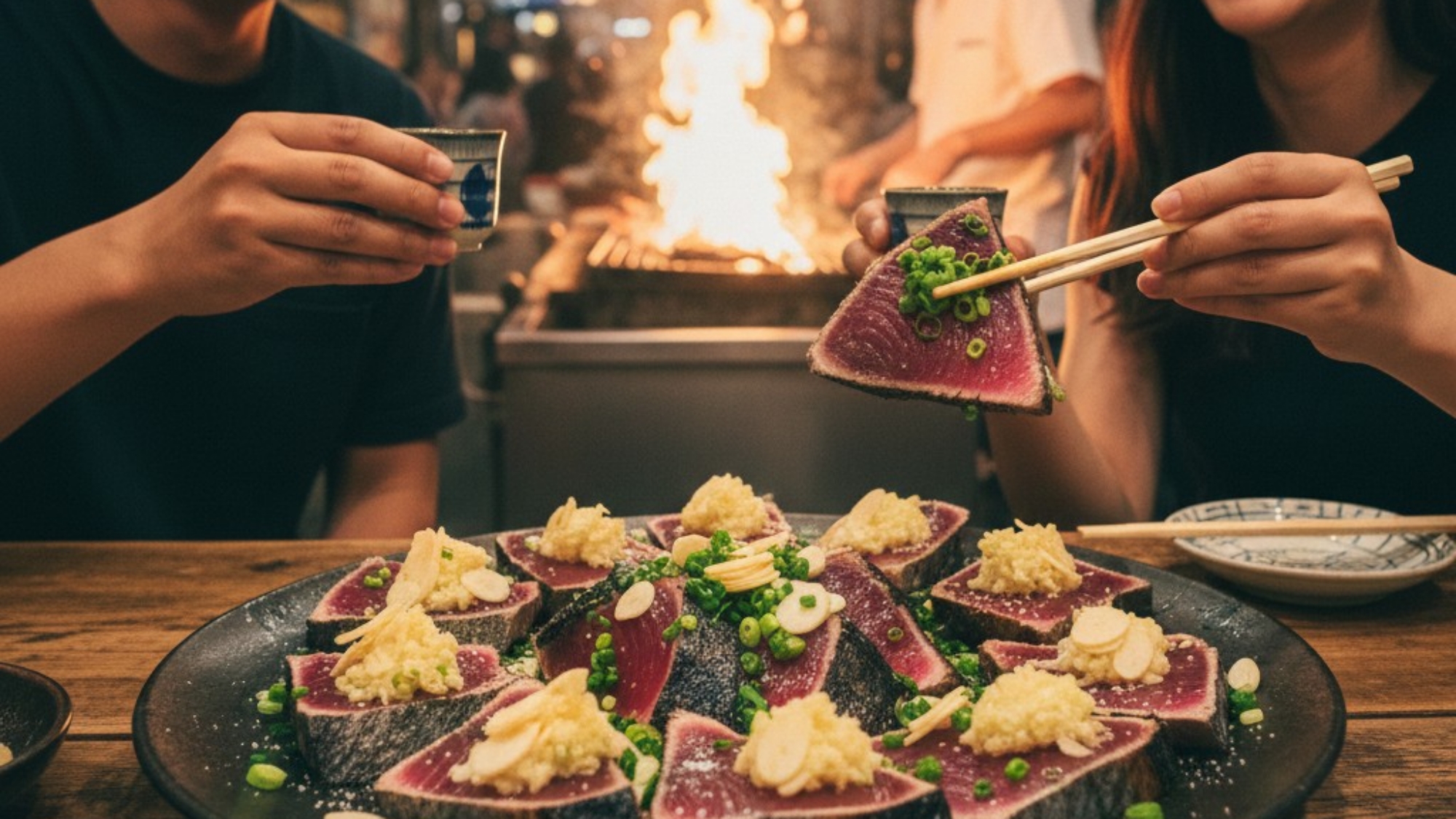 高知と言えばカツオのたたき！観光の際に絶対食べたい１品です！