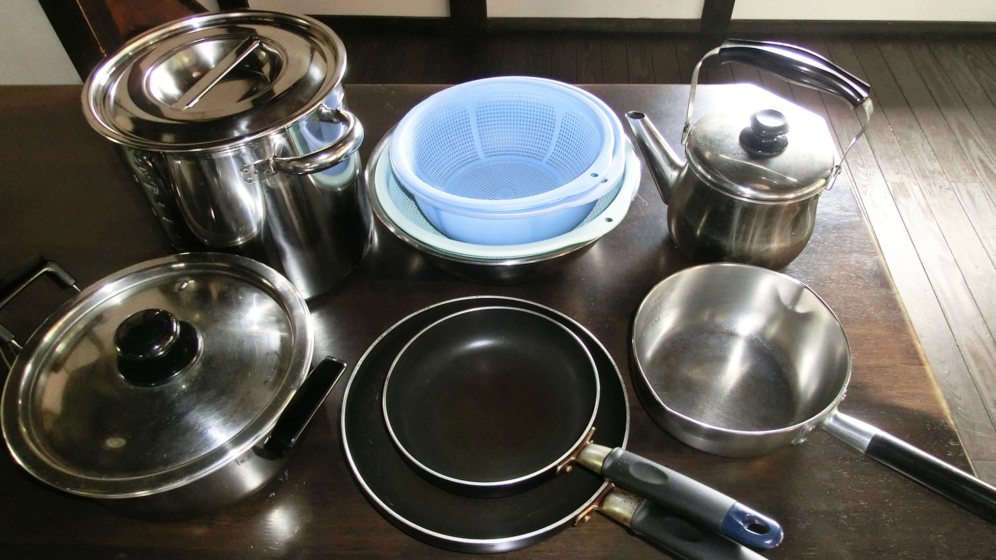*【客室設備一例】調理器具。ご自由にご利用下さい♪