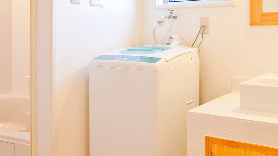 *【客室一例】【貸別荘】□ワンちゃんＮＧ□BBQ（3LDK＋2ロフト） の洗濯機
