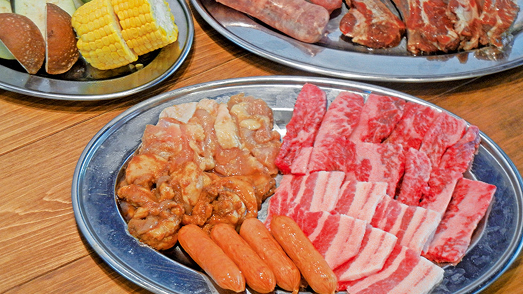 *【ケータリング(BBQ)】BBQセット(B)一人前 4,950円〈税込〉※写真は2人前