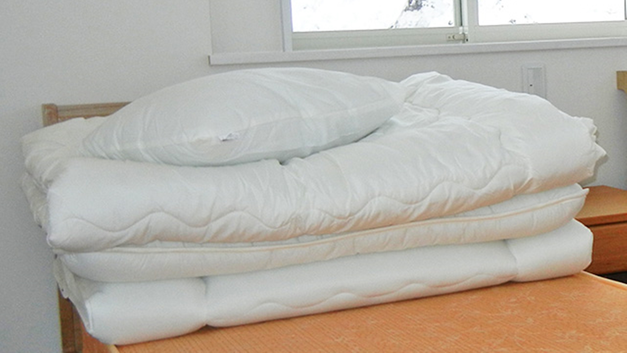 *【標準設備】寝具(掛け敷き布団・毛布・枕・シーツ)