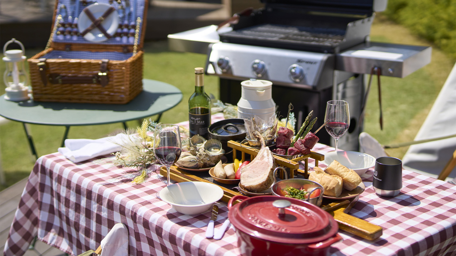 【グランピングBBQ】自然体験と天然温泉が楽しめるグランピングエリア＜天然温泉「紅葉乃湯」入浴付き＞