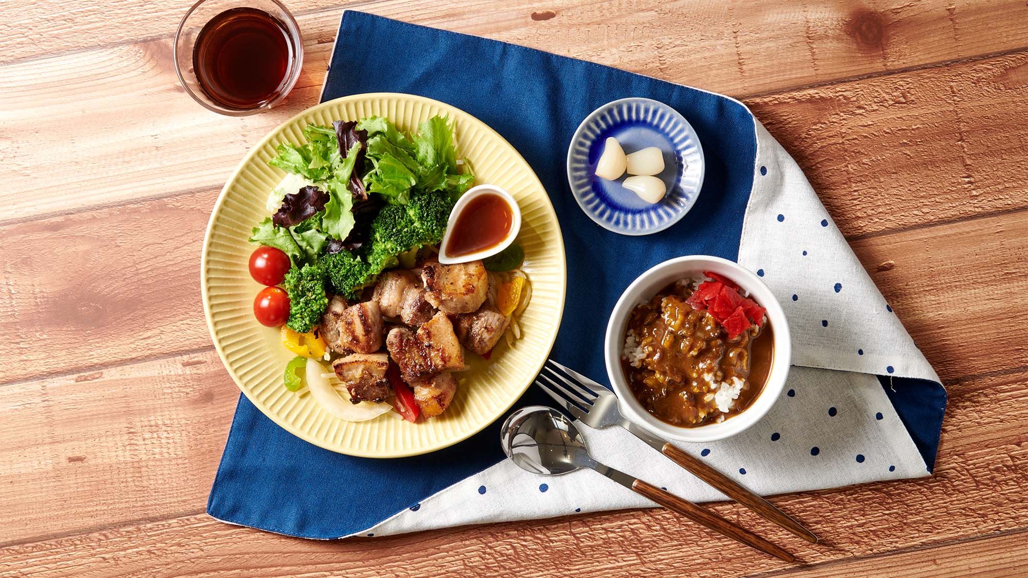 朝食メニュー(肉料理メイン)