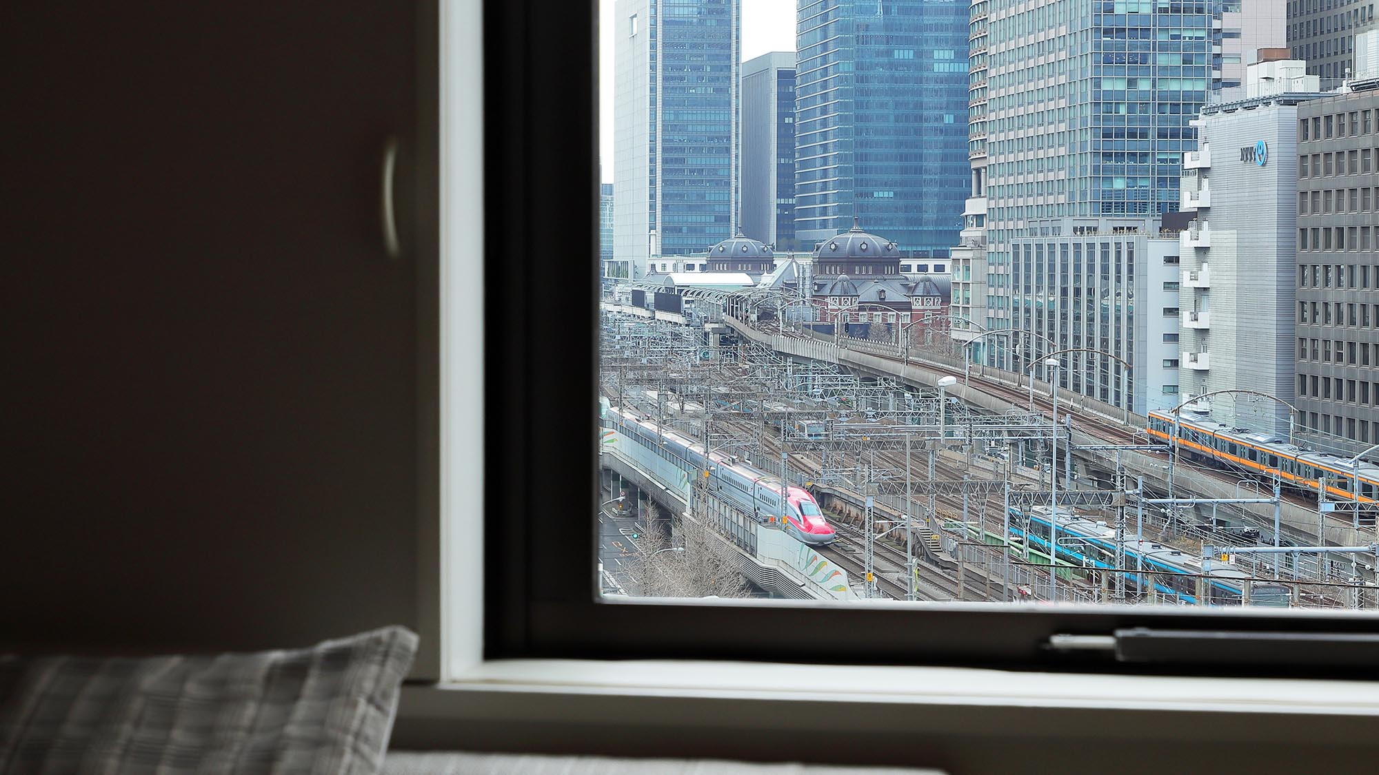東京ステーションビューダブルルームからの眺め