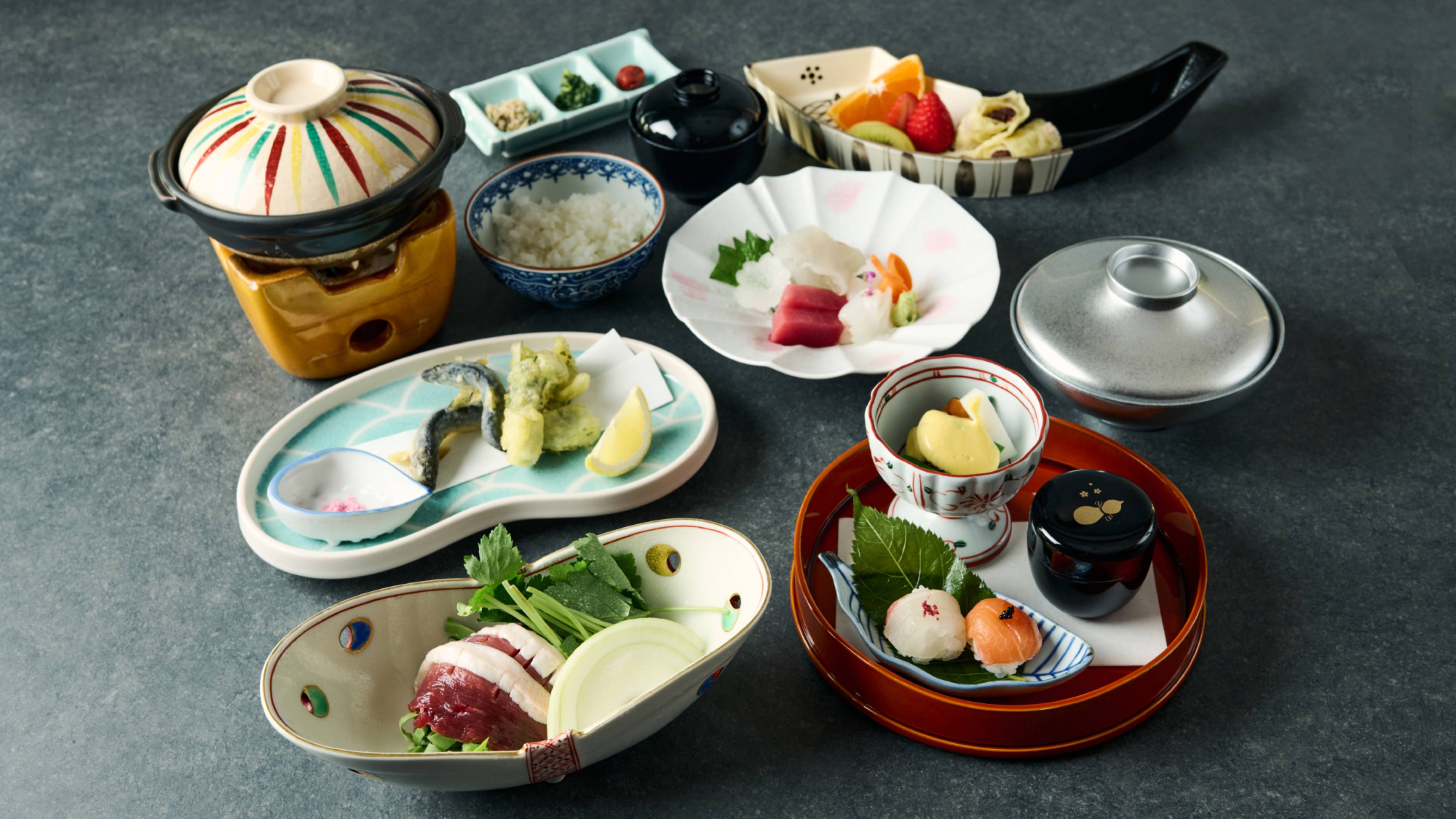 夕食：潮風会席　※イメージ