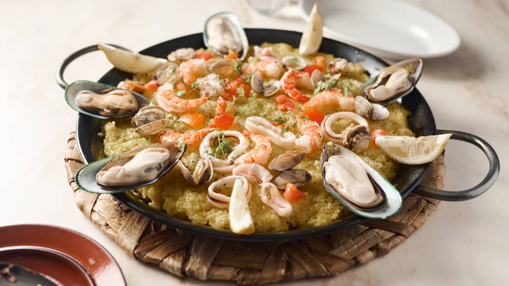 夕食：バイキング_パエリア