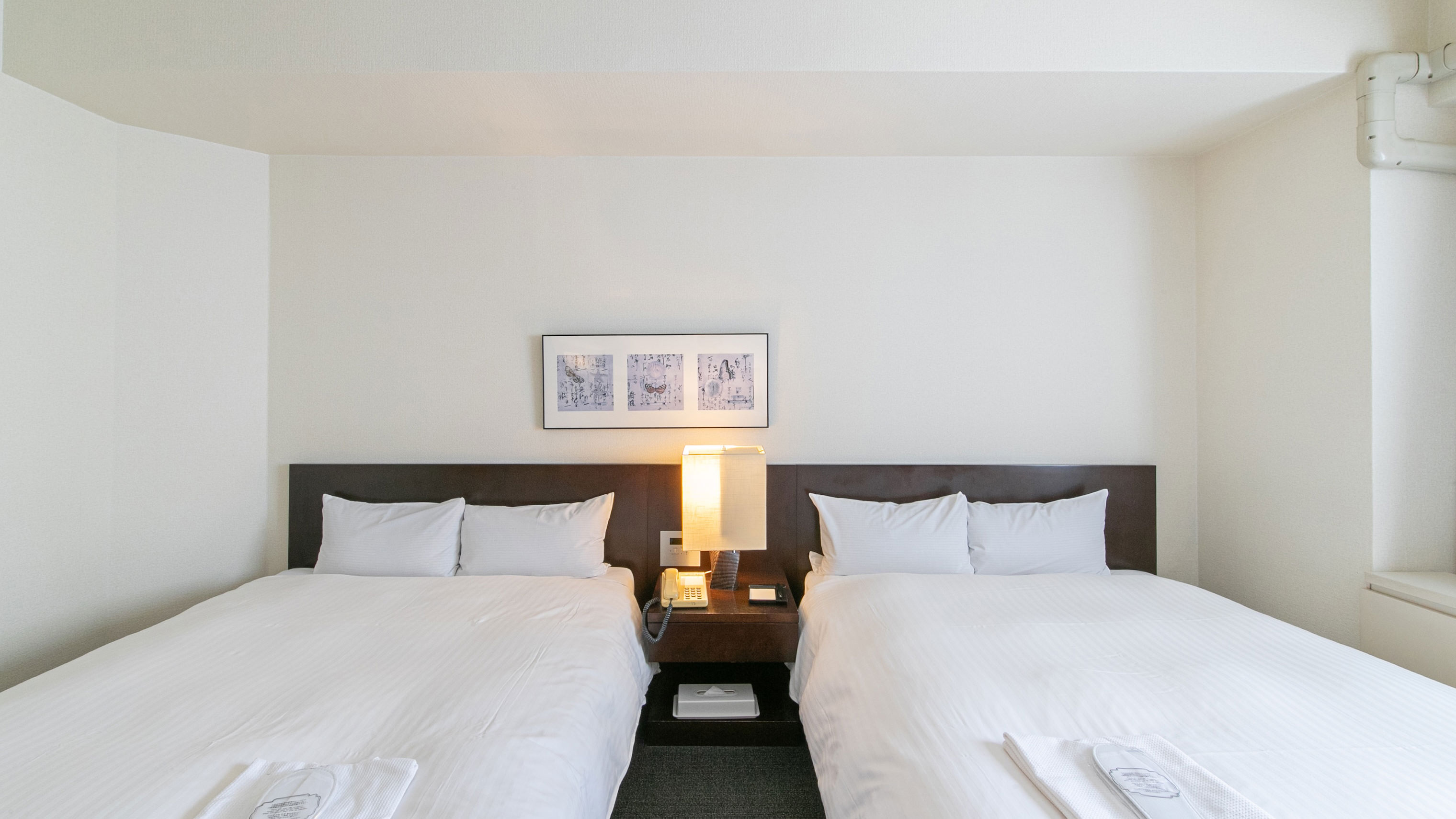 ツインルーム（ダブルベッド2台）27平米