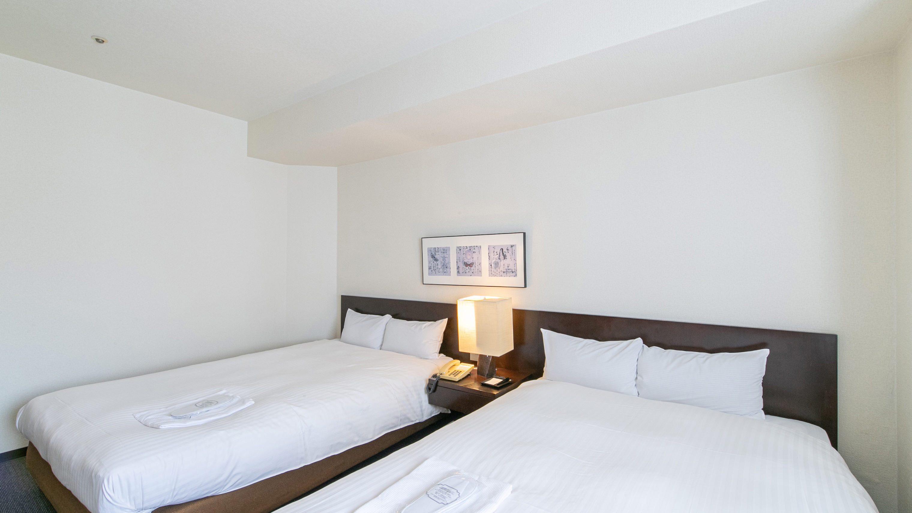 ツインルーム（ダブルベッド2台）27平米