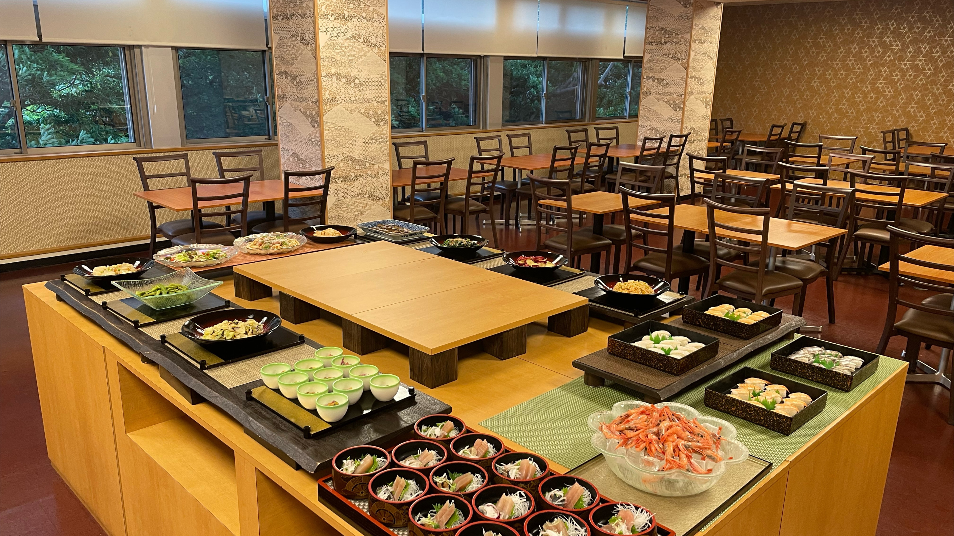 夕食バイキング一例