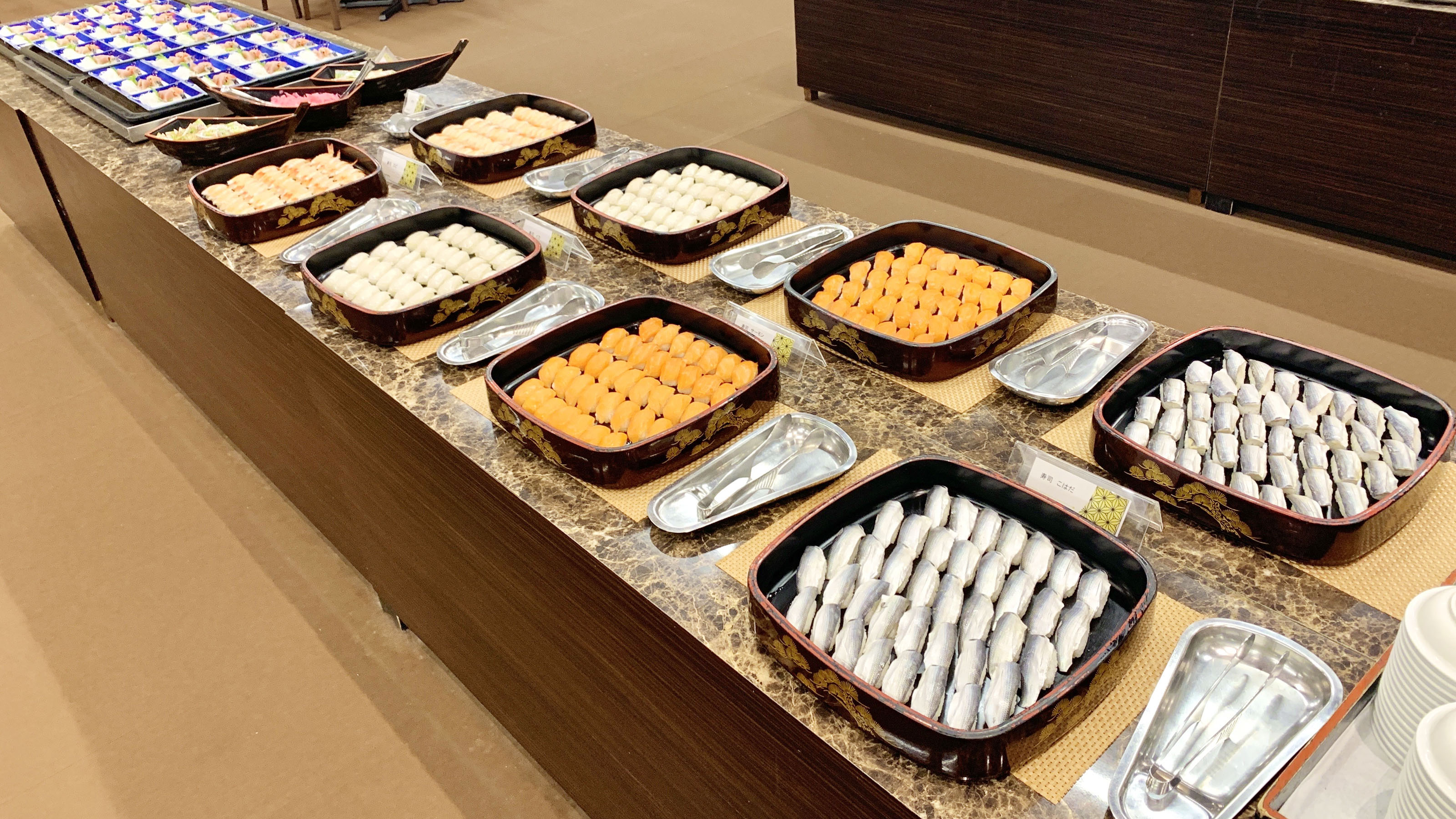 夕食バイキング一例