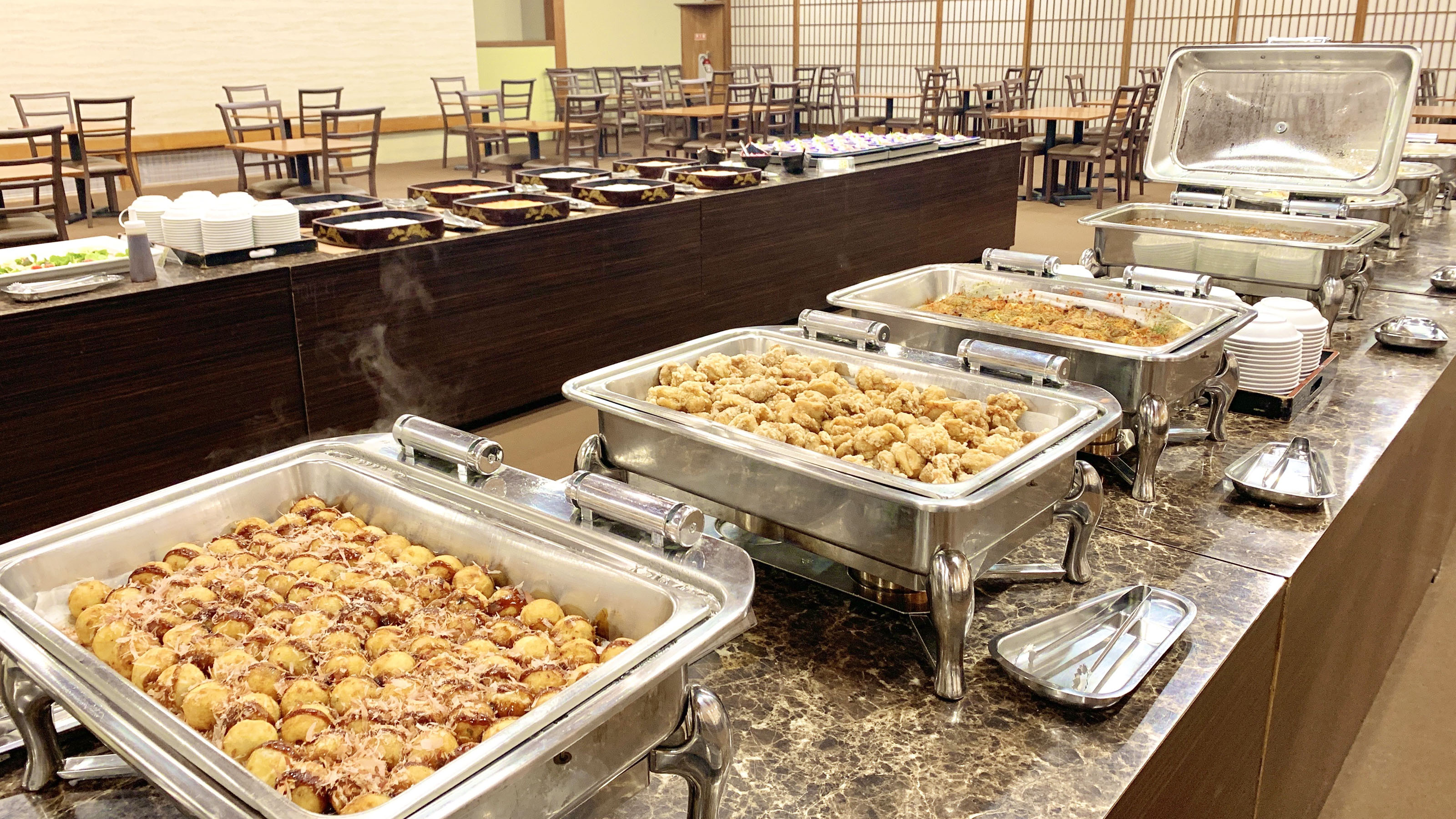 夕食バイキング一例