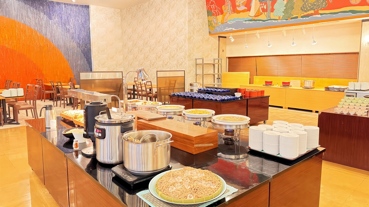 伊香保グランドホテル 夕食バイキング会場