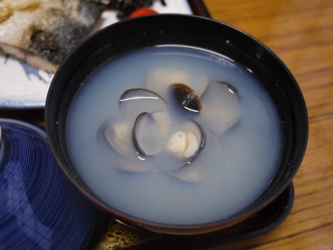 東郷湖産シジミのお味噌汁