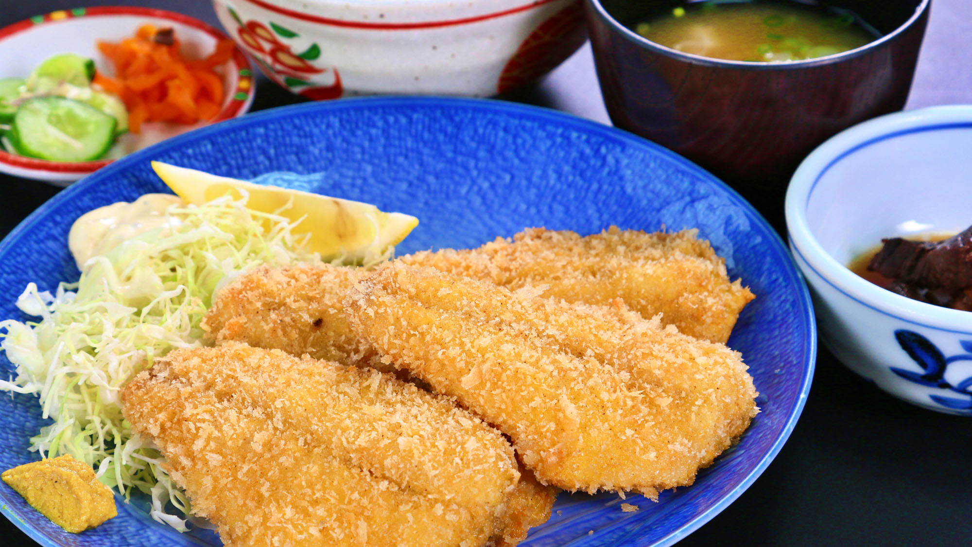 【お食事メニュー】ふかふかのアジフライ定食*